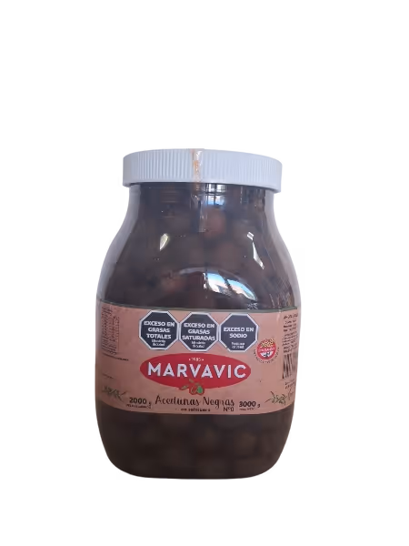 Aceitunas negras n°0 Marvavic por 3kg