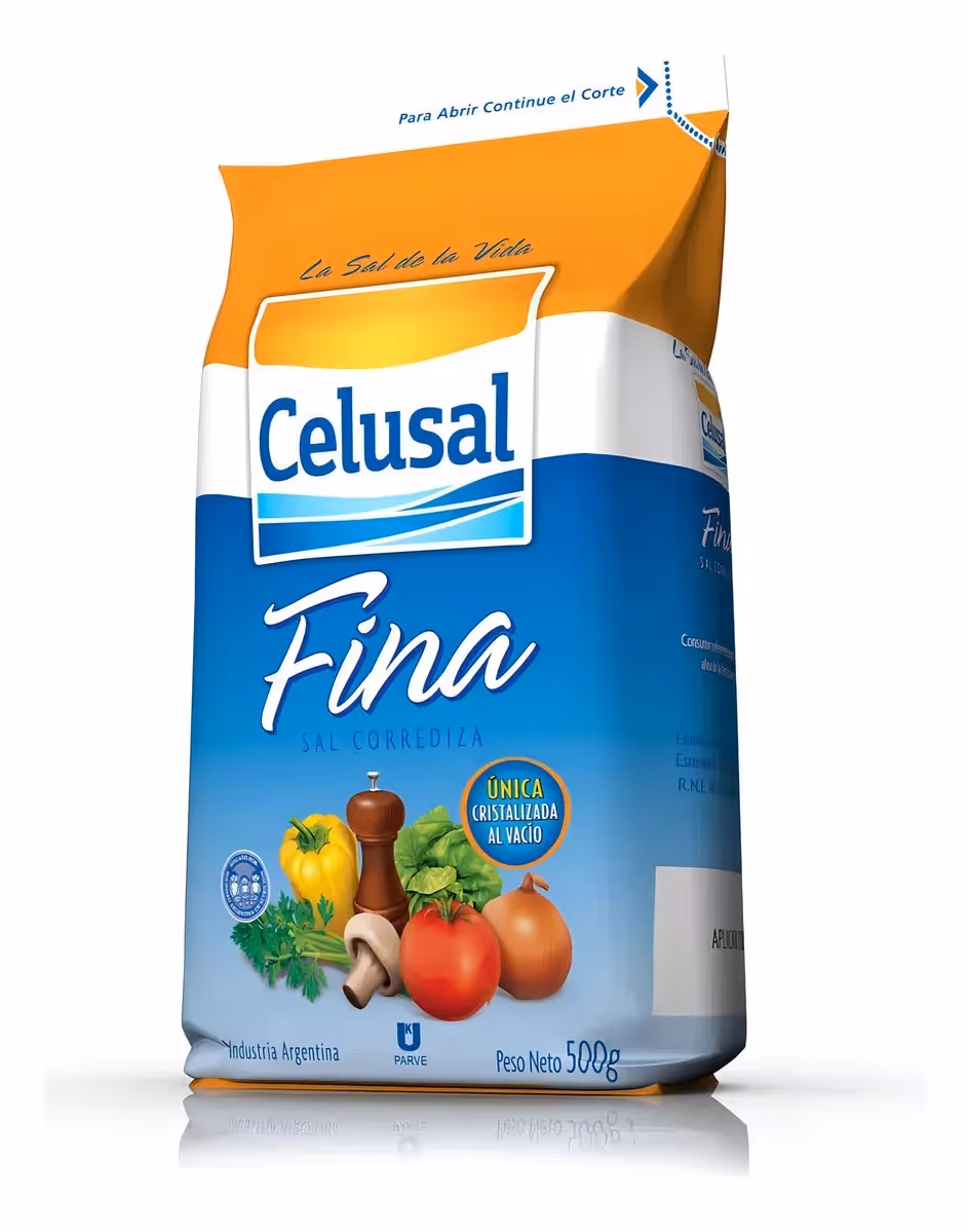 Sal Fina Celusal 500gr x pack 30 unidades