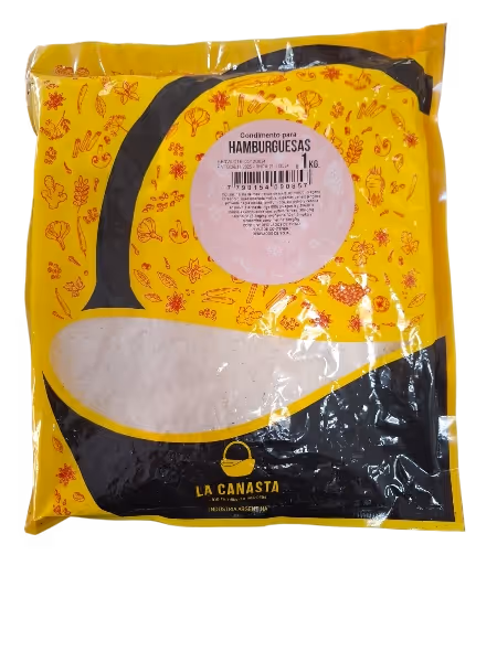 Condimento para hamburguesas La Canasta 1kg