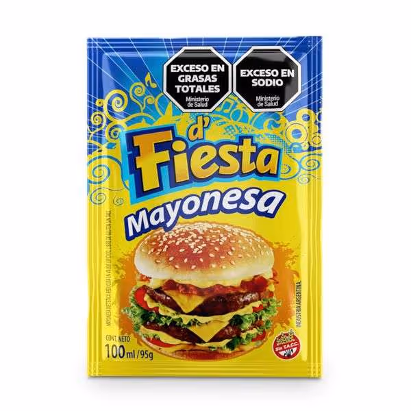 Mayonesa fiesta 100gr x caja 20 unidades