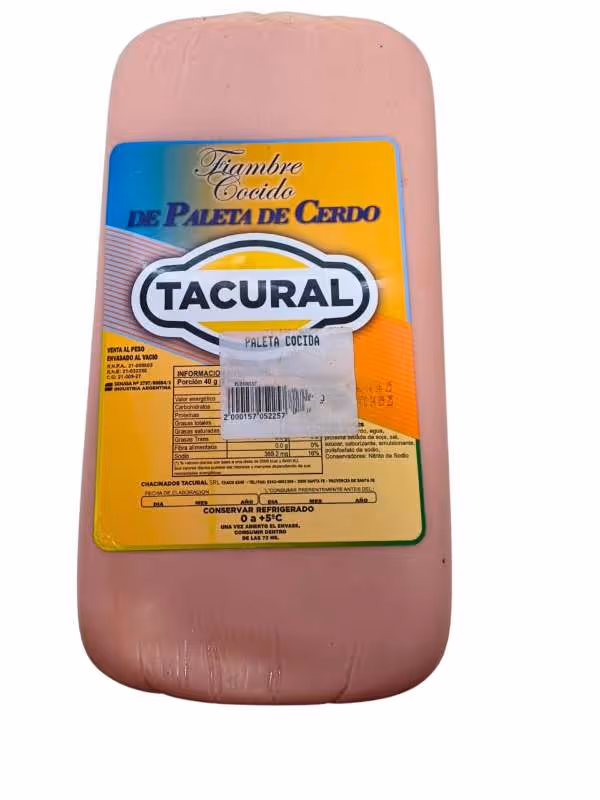 Paleta de cerdo Tacural x Kg