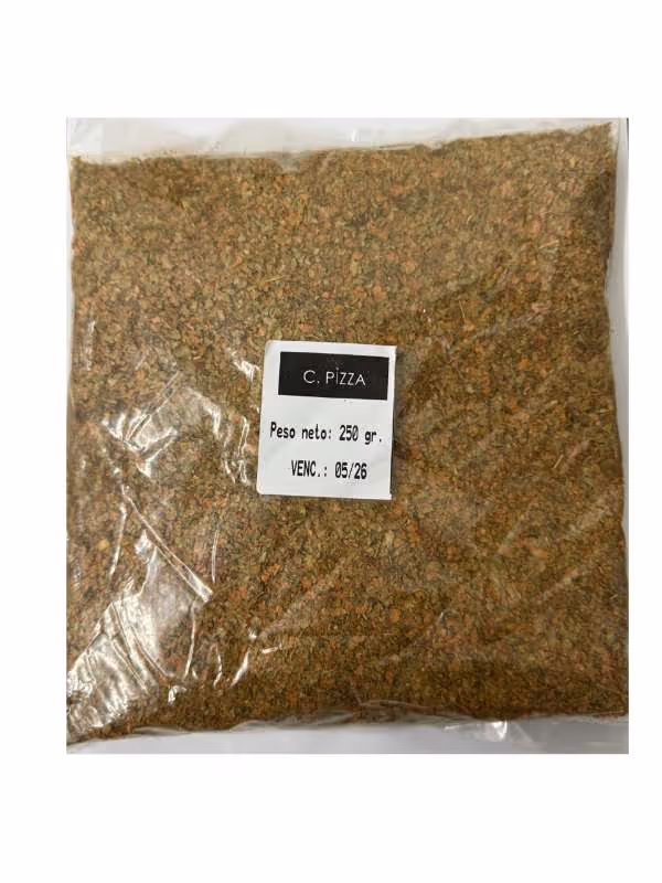 Condimento para pizza 250 gr