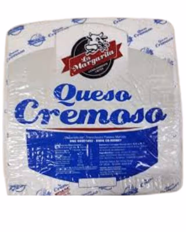 Queso cremoso La Margarita x horma entera en efectivo el kilo