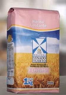Harina venado tuerto leudante x pack 10 unidades