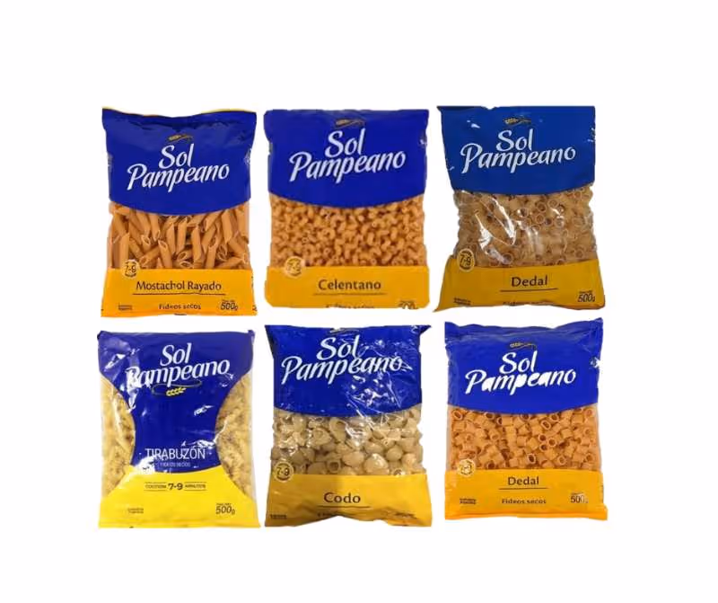 Fideos Sol Pampeano x 10 unid. c/u