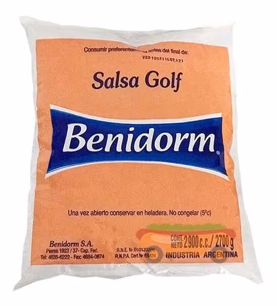 Salsa Golf Benidorm 3kg x unidad
